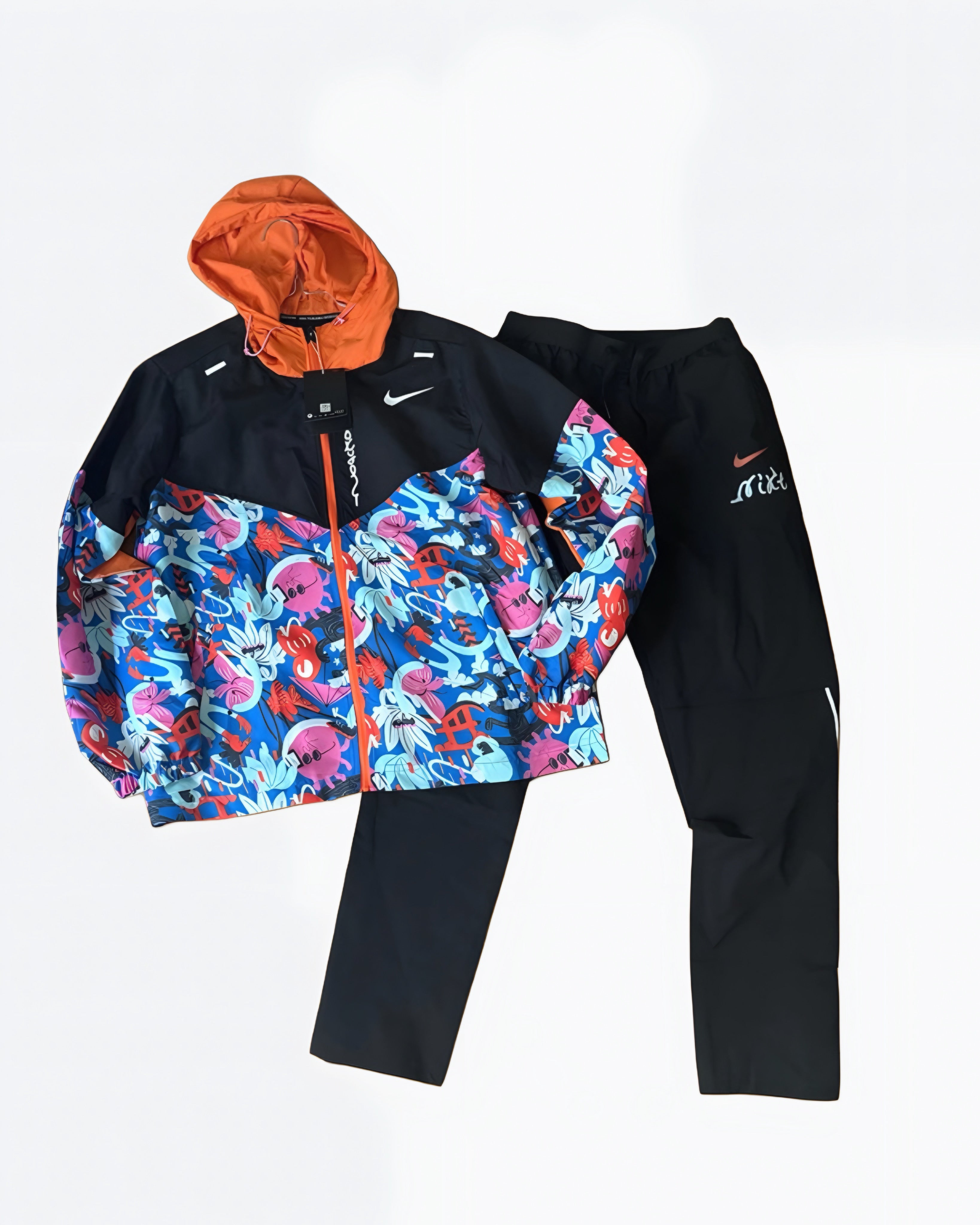 Ensemble Nike running Tokyo - noir/bleu/orange