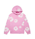 Pull à fleurs - rose