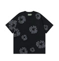 T-Shirt à fleurs - noir