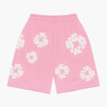 Short à fleurs - rose
