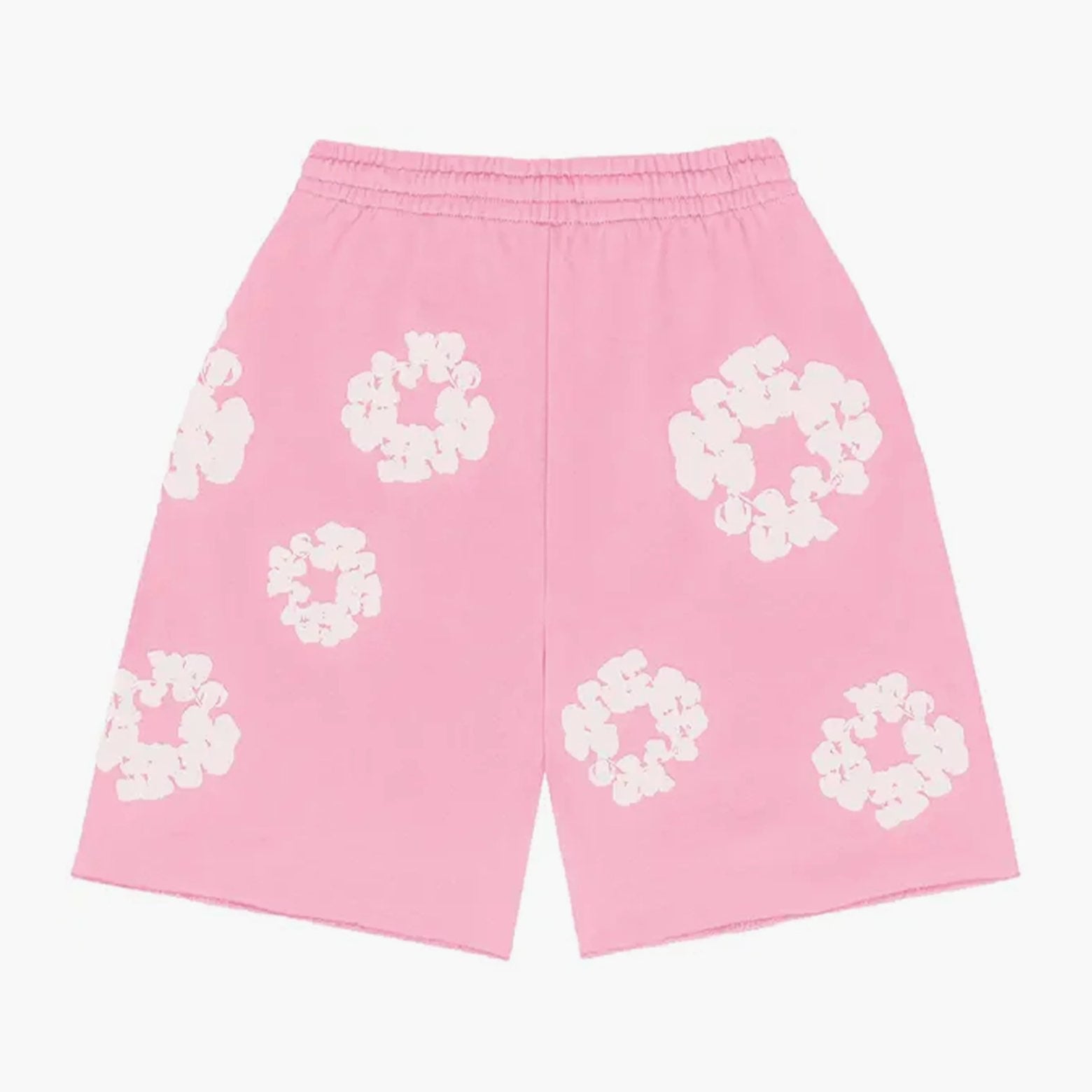 Short à fleurs - rose